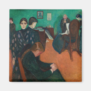 Aimant Edvard Munch - Mort dans la salle de repos v1