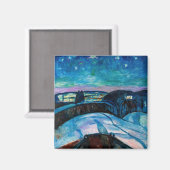 Aimant Edvard Munch - Nuit étoilée 1922 (Recto/Verso)