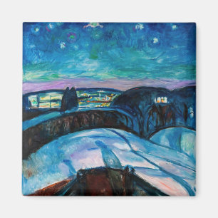Aimant Edvard Munch - Nuit étoilée 1922