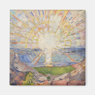 Aimant Edvard Munch Peinture murale Le Soleil (Solen) (19