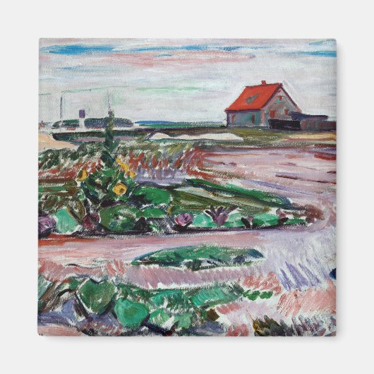 Aimant Edvard Munch - Seashore. Paysage près de Lubeck (Devant)