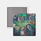 Aimant Edvard Munch - Table de roulette à Monte Carlo (Recto/Verso)