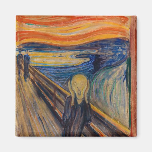 Aimant Edvard Munch - The Scream 1893 (Devant)