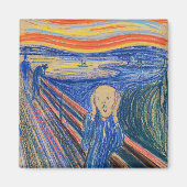 Aimant Edvard Munch - The Scream 1895 (Devant)