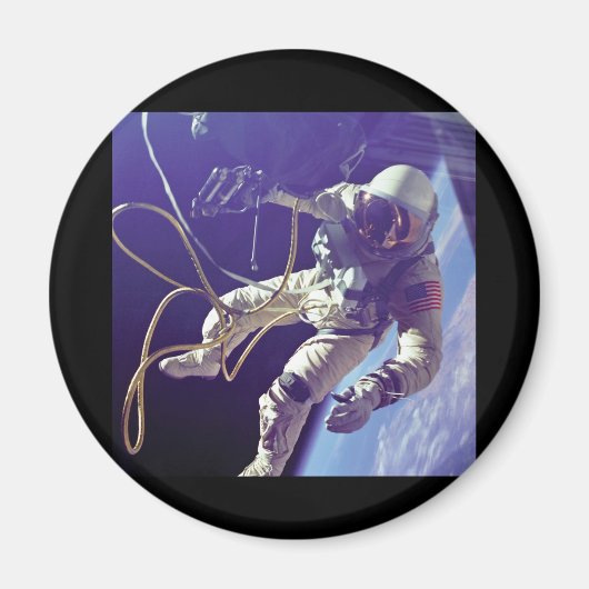 Aimant Edward H. White premier American Space Walker NASA (Devant)