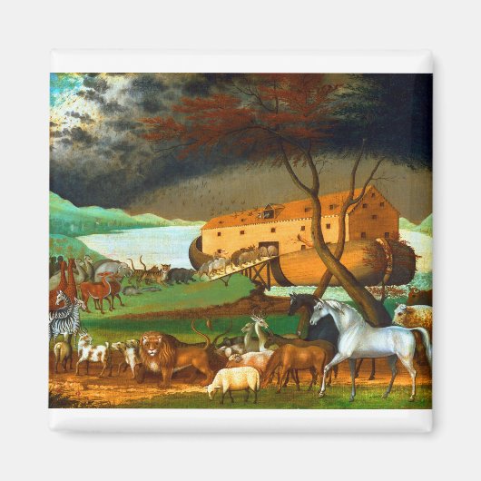 Aimant Edward Hicks Noah's Ark (Devant)