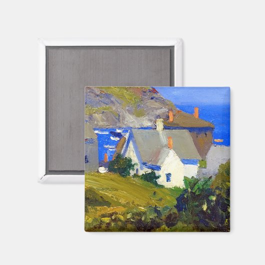 Aimant Edward Hopper Maisons Monhegan (Recto/Verso)