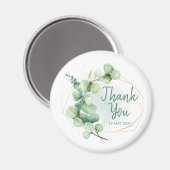 Aimant Eeucalyptus événement esthétique verte nuptiale do (Recto/Verso)