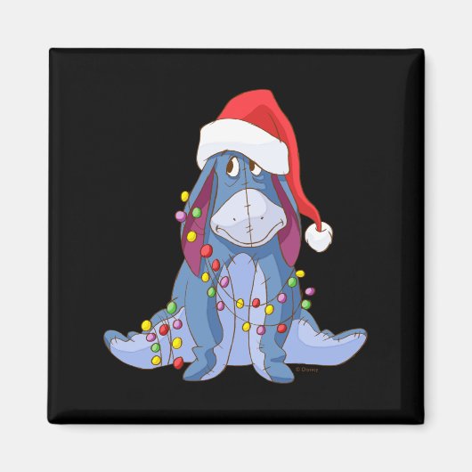 Aimant Eeyore Santa Claus (Devant)