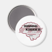 Aimant Effet de Kruger de Dunning Sarcastique Illustratio (Recto/Verso)