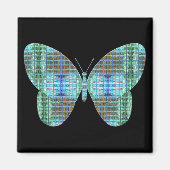 Aimant Effet en verre papillon bijoux (Devant)