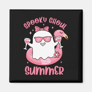 Aimant Éffrayant Ghoul été mignon Fantôme Flamant rose ét