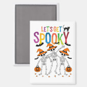 Aimant Éffrayant Halloween (Recto/Verso)