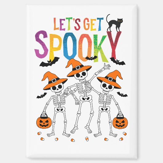 Aimant Éffrayant Halloween (Recto)