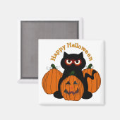 Aimant Éffrayant Halloween Kitty (Recto/Verso)