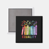 Aimant Egalité Bibliothèque Diversité Inclusion Kindness (Recto/Verso)
