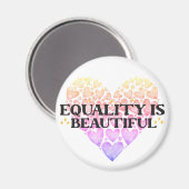 Aimant Égalité cardiaque (Recto/Verso)