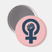 Aimant Égalité des droits des femmes (Recto/Verso)