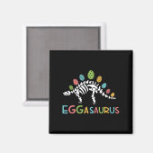 Aimant Eggasaurus Easter Stegosaurus Dinosaur Garçons T (Recto/Verso)