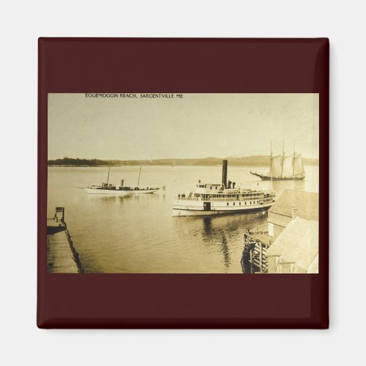 Aimant Eggemoggin Reach, Sargentville, Maine (Devant)