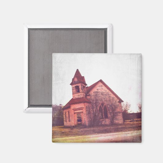 Aimant Église abandonnée (Recto/Verso)