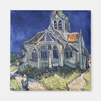 Aimant Eglise Auvers Sur Oise peinture Vincent van Gogh