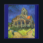 Aimant Église d'Auvers Van Gogh<br><div class="desc">Église à Auvers, Vincent van Gogh, Auvers-sur-Oise, juin 1890. Huile sur toile, 94 x 74 cm. Musée d'Orsay à Paris. Vincent Willem van Gogh (30 mars 1853 - 29 juillet 1890) était un artiste postimpressionniste néerlandais. Certaines de ses peintures sont maintenant parmi les oeuvres d'art les plus connues, les plus...</div>