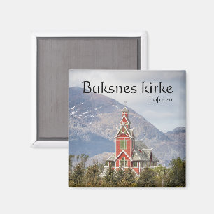 Aimant Église de Buksnes Lofoten Norvège
