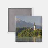 Aimant Église de l'Assomption sur l'île du lac (Recto/Verso)