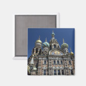 Aimant Église de Saint-Pétersbourg, Russie (Recto/Verso)