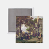 Aimant Église en Bretagne (Recto/Verso)