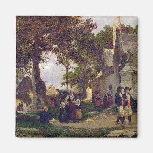 Aimant Église en Bretagne (Devant)