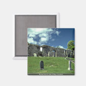 Aimant Église en ruines, île de Skye, Écosse (Recto/Verso)