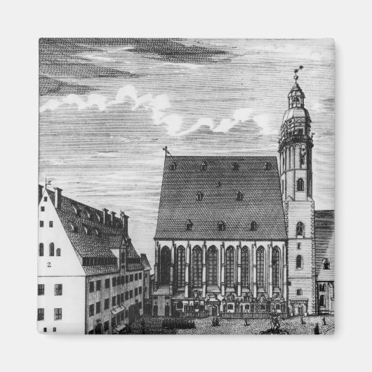Aimant Eglise et école St. Thomas à Leipzig, 1723 (Devant)