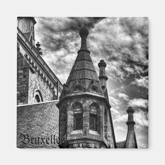 Aimant Église gothique de style vintage (Devant)