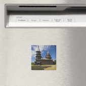 Aimant Église orthodoxe russe traditionnelle en bois (In Situ (Lave-vaisselle))