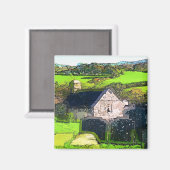 AIMANT ÉGLISE RURALE (Recto/Verso)