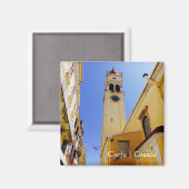 Aimant Église Saint-Spyridon, Corfou, Grèce (Recto/Verso)