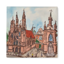 Église Sainte-Anne, Vilnius, Lituanie
