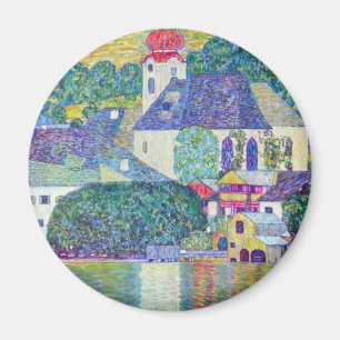 Aimant Eglise St Wolfgang par Gustav Klimt, Art Victorien