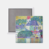 Aimant Eglise St Wolfgang par Gustav Klimt, Art Victorien (Recto/Verso)