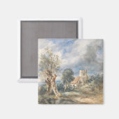 Aimant Église Stoke Poges (1834) John Constable (Recto/Verso)