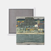 Aimant Egon Schiele casas junto al rio ciudad vieja. (Recto/Verso)