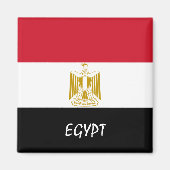 Aimant Egypt flag & Africa holiday/sports fans (Devant)