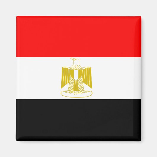 Aimant Égypte Drapeau de haute qualité (Devant)