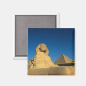 Aimant Egypte, Giza, Le Sphinx, Ancien Royaume, Unesco (Recto/Verso)