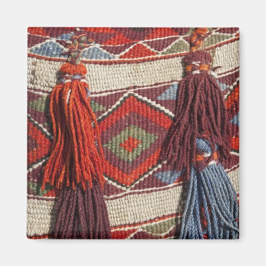 Aimant Egypte, Gizeh. Couverture de chameau aux Pyramides (Devant)