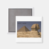 Aimant Egypte Le Caire Giza Sphinx (St.K. (Recto/Verso)