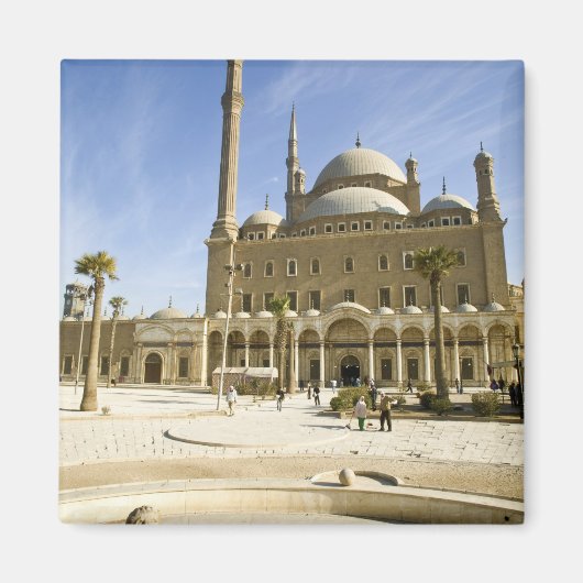 Aimant Egypte, Le Caire. L'imposante mosquée Mohammed Ali (Devant)