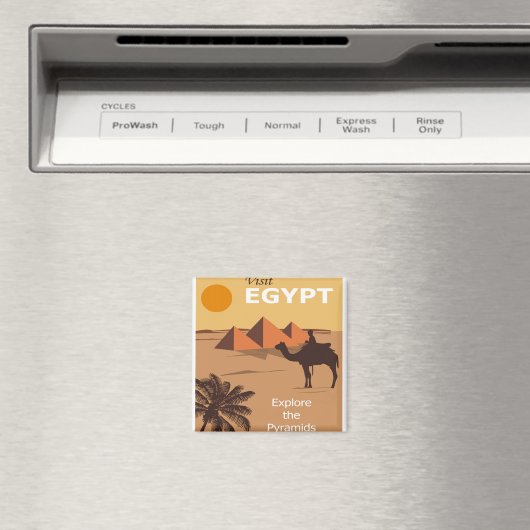 Aimant Egypte Le Caire Visiter Les Pyramides (In Situ (Lave-vaisselle))